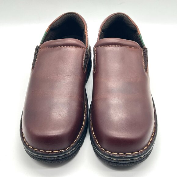 7W 7‎ WIDE WIDTH Eastland Womens Newport Brown Leather Slip On Loafers Shoes - Picture 2 of 12